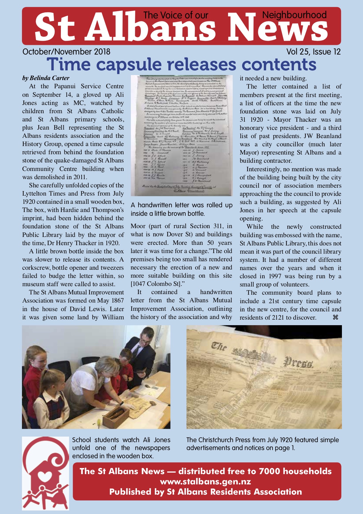 News for October/November
